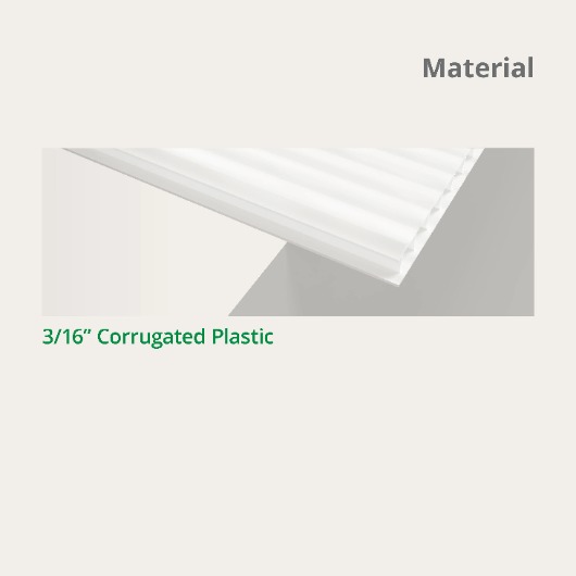 Yard Sign Corrugated Plastic